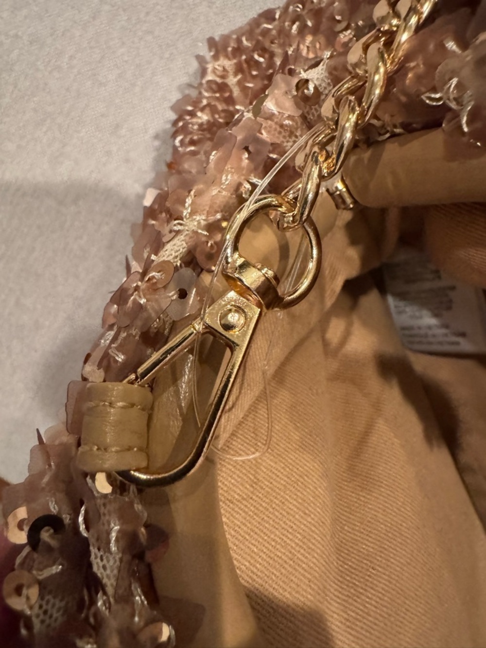 Anthropologie Maeve Sequin Slouchy Clutch - Picture 4 of 6